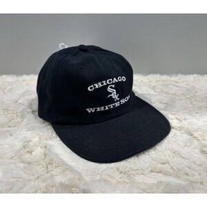 Vintage New Chicago White Sox MLB Baseball Cap OS Adult Black Adjustable